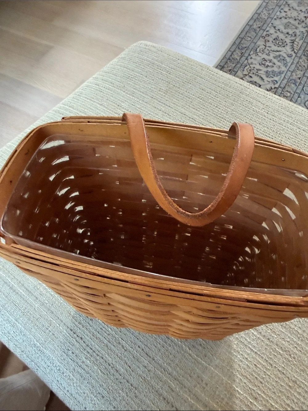 Longaberger Handmade Basket to Hang